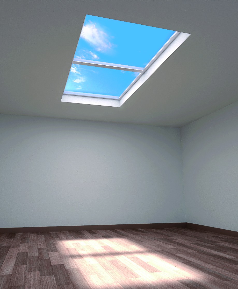 For rooms light can't reach.